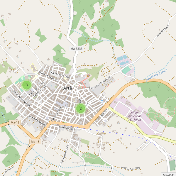 Mapa de escuelas en Artà Thumbnail