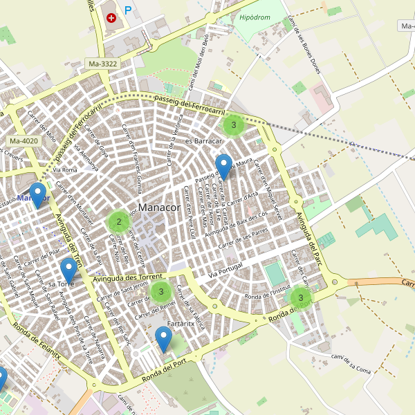 Mapa de escuelas en Manacor Thumbnail