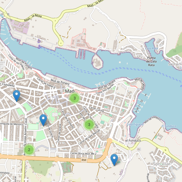 Mapa de escuelas en Maó Thumbnail