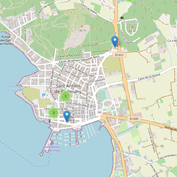 Mapa de escuelas en Sant Antoni de Portmany Thumbnail
