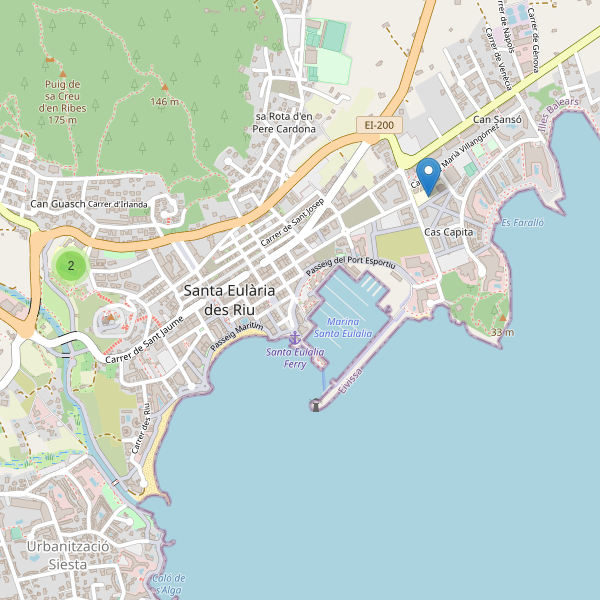 Mapa de escuelas en Santa Eulària des Riu Thumbnail