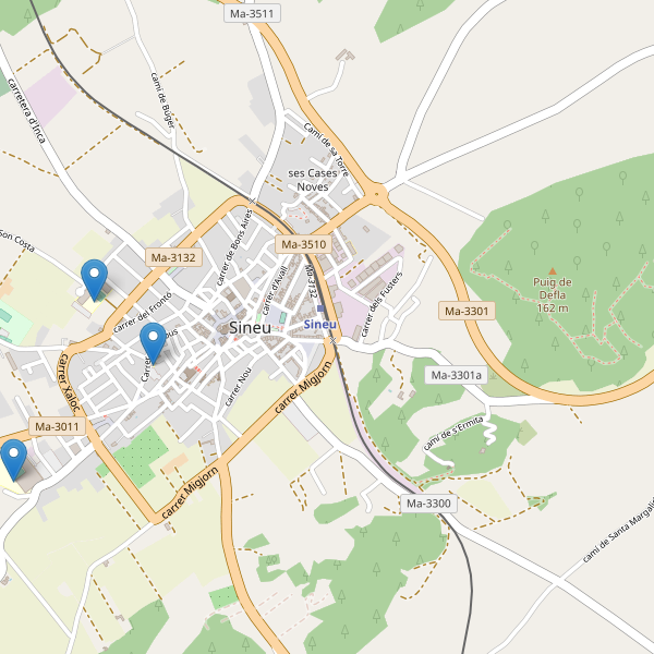 Mapa de escuelas en Sineu Thumbnail