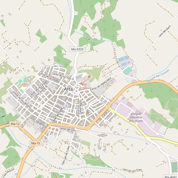 Mapa de estaciones en Artà Thumbnail