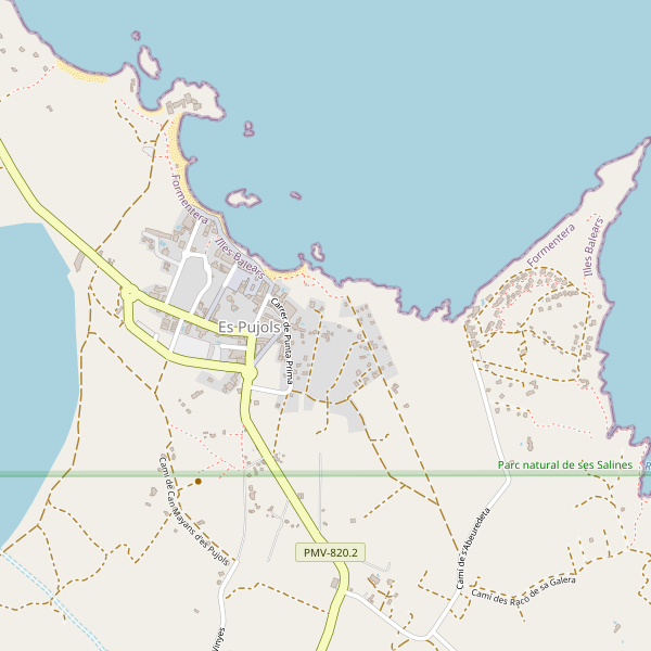 Mapa de estaciones en Es Pujols Thumbnail