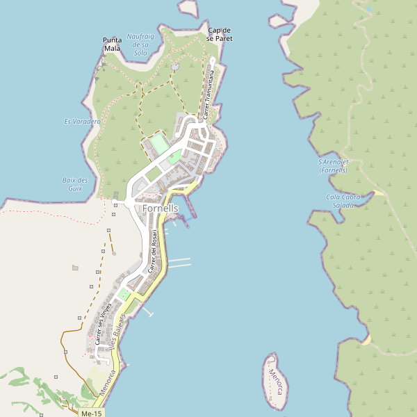 Mapa de estaciones en Fornells Thumbnail