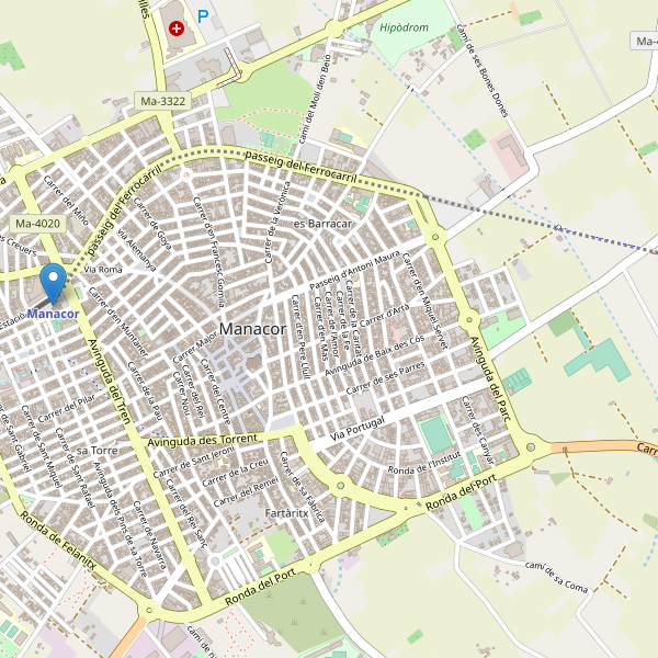 Mapa de estaciones en Manacor Thumbnail