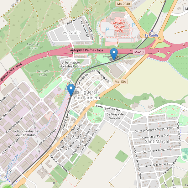 Mapa de estaciones en Marratxí Thumbnail