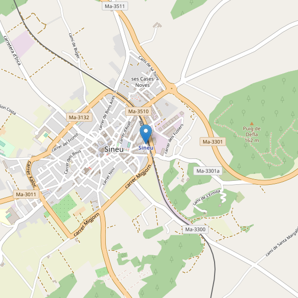 Mapa de estaciones en Sineu Thumbnail