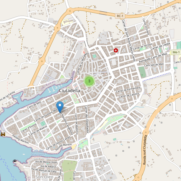 Thumbnail Mapa de farmacias en Ciutadella