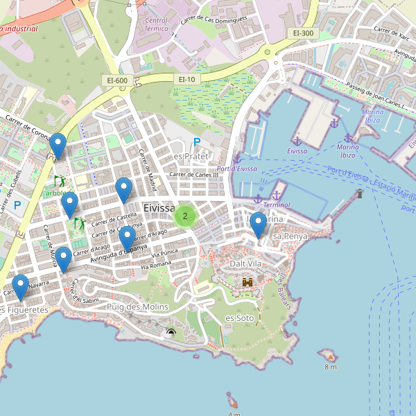 Thumbnail Mapa de farmacias en Eivissa