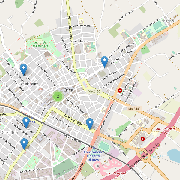 Thumbnail Mapa de farmacias en Inca