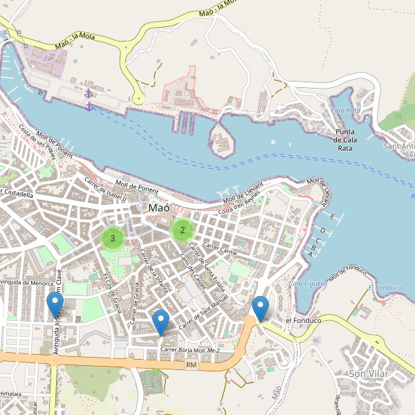 Thumbnail Mapa de farmacias en Maó