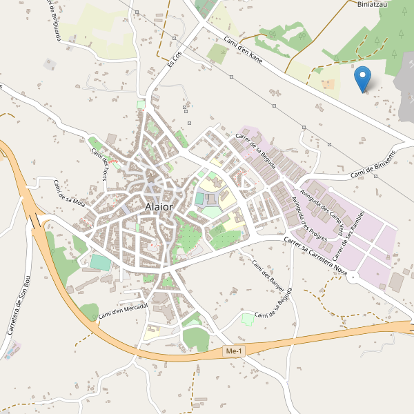 Thumbnail Mapa de hoteles en Alaior