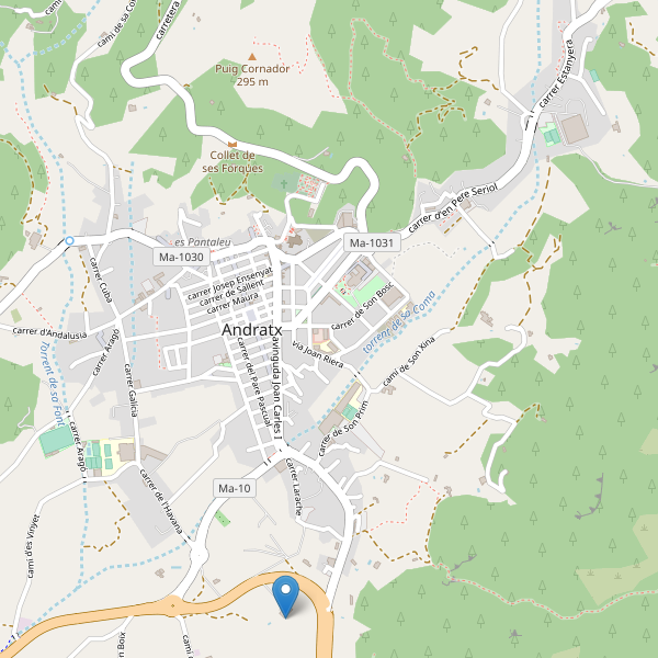 Thumbnail Mapa de hoteles en Andratx