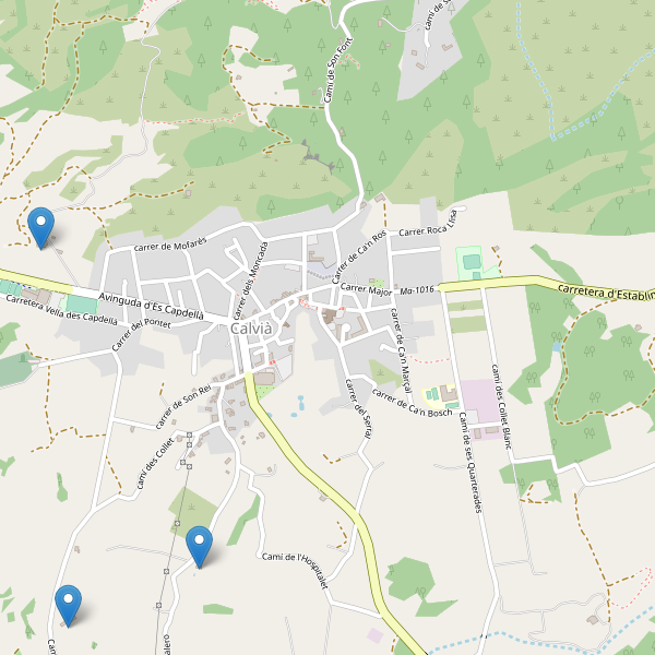 Thumbnail Mapa de hoteles en Calvià