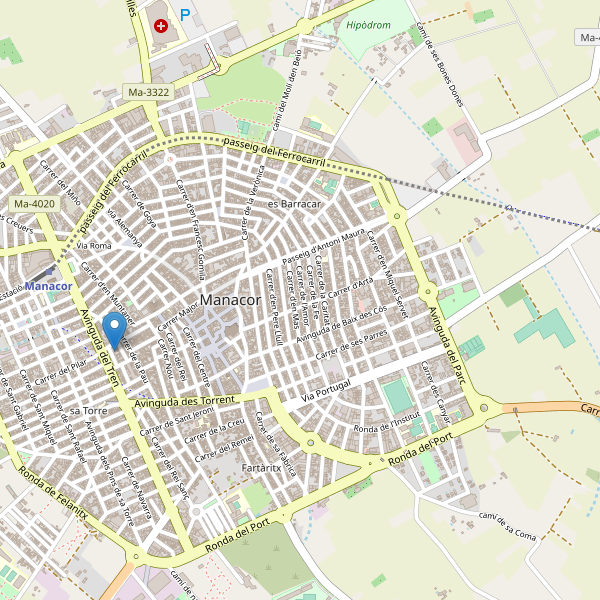 Thumbnail Mapa de hoteles en Manacor