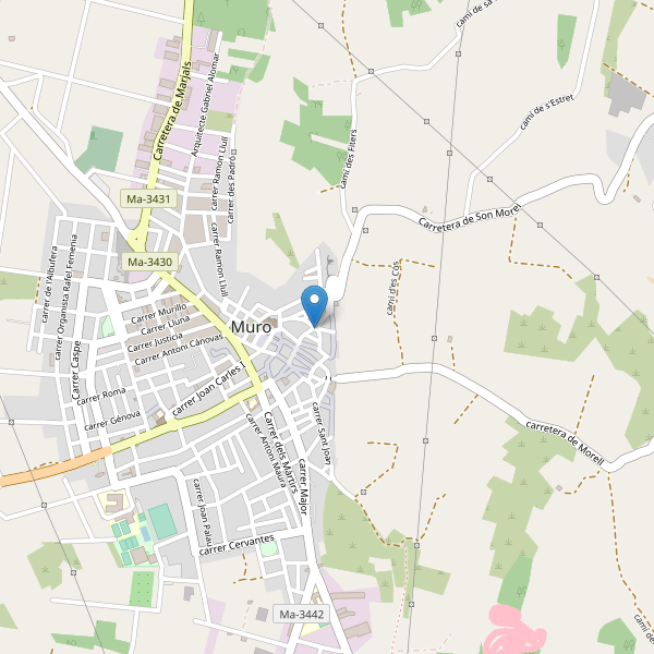 Thumbnail Mapa de hoteles en Muro