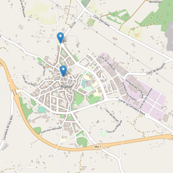 Mapa de iglesias en Alaior Thumbnail