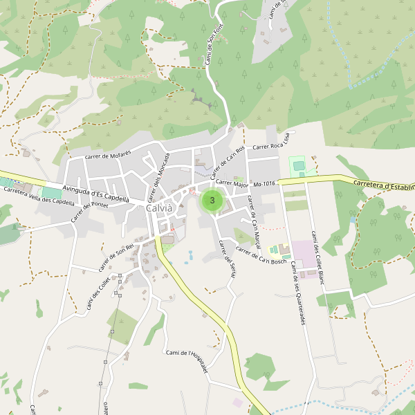 Mapa de iglesias en Calvià Thumbnail