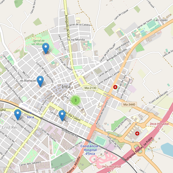 Mapa de iglesias en Inca Thumbnail