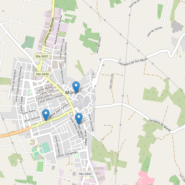 Mapa de iglesias en Muro Thumbnail