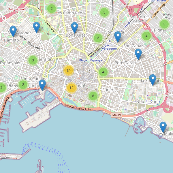 Mapa de iglesias en Palma Thumbnail
