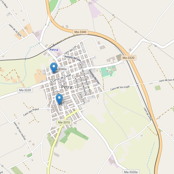 Mapa de iglesias en Petra Thumbnail