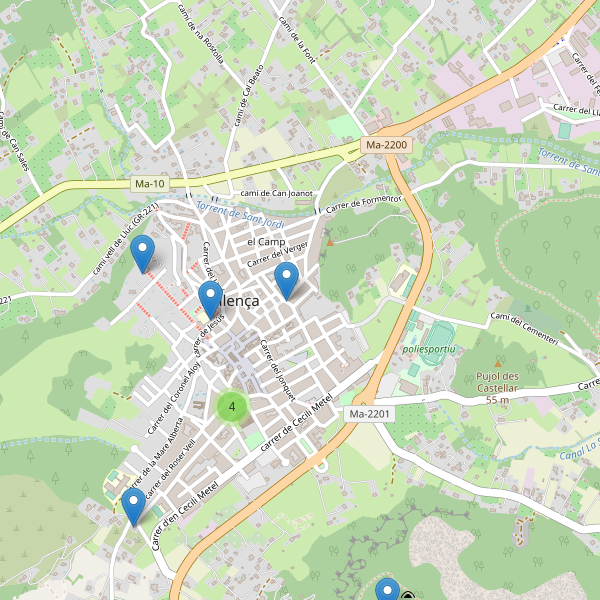 Mapa de iglesias en Pollença Thumbnail