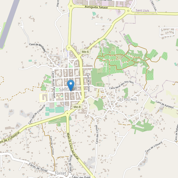 Mapa de iglesias en Sant Lluís Thumbnail