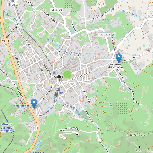 Mapa de iglesias en Sóller Thumbnail