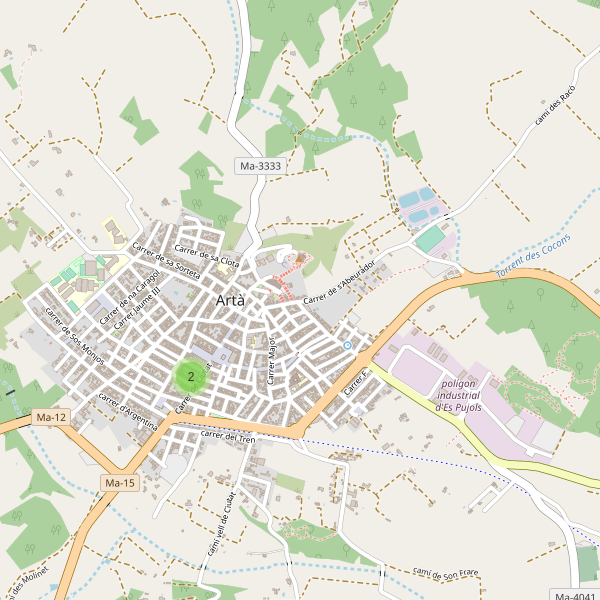 Mapa de mercados en Artà Thumbnail