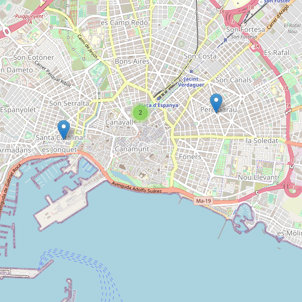 Mapa de mercados en Palma Thumbnail