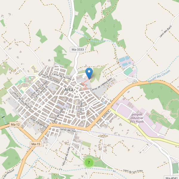 Mapa de monumentos en Artà Thumbnail