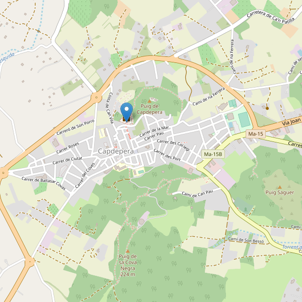 Mapa de monumentos en Capdepera Thumbnail