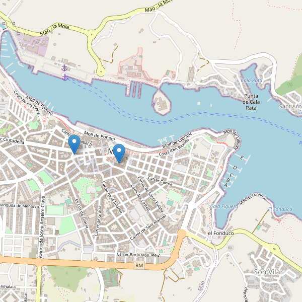 Mapa de monumentos en Maó Thumbnail