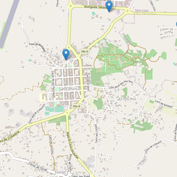 Mapa de monumentos en Sant Lluís Thumbnail