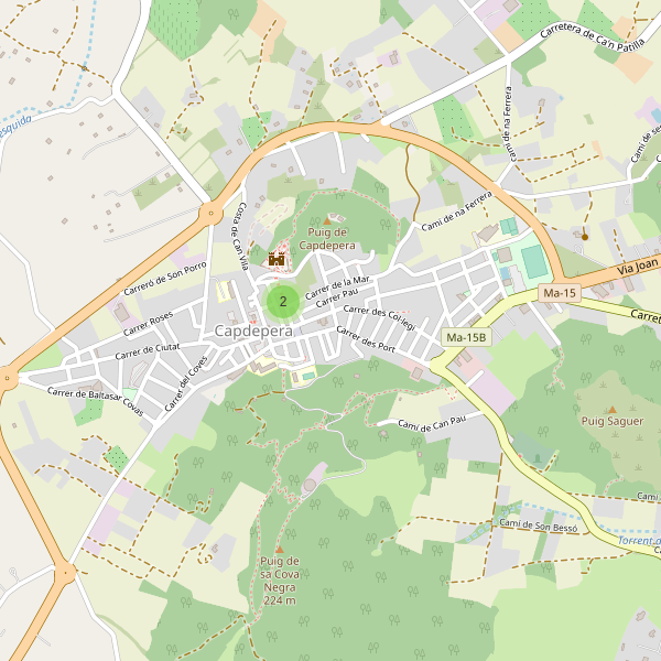 Thumbnail Mapa de museos en Capdepera