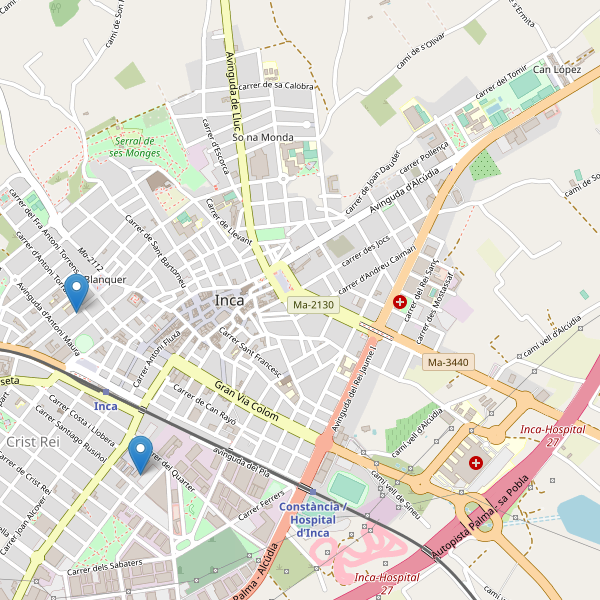 Thumbnail Mapa de museos en Inca