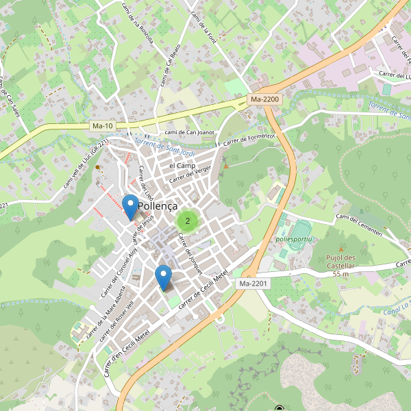 Thumbnail Mapa de museos en Pollença