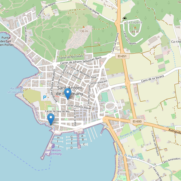 Thumbnail Mapa de museos en Sant Antoni de Portmany