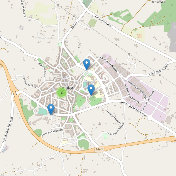 Thumbnail Mapa de restaurantes en Alaior