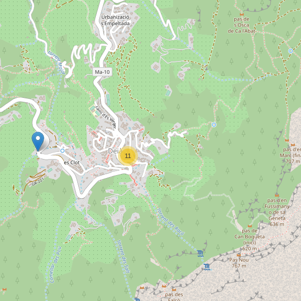 Thumbnail Mapa de restaurantes en Deià