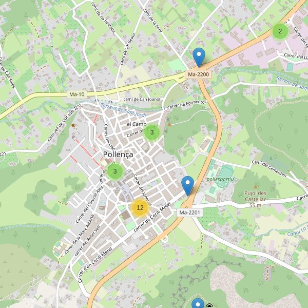 Thumbnail Mapa de restaurantes en Pollença