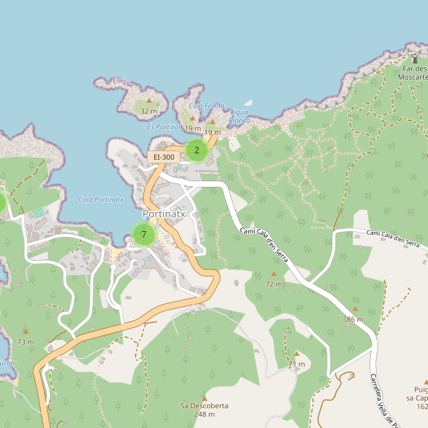 Thumbnail Mapa de restaurantes en Portinatx