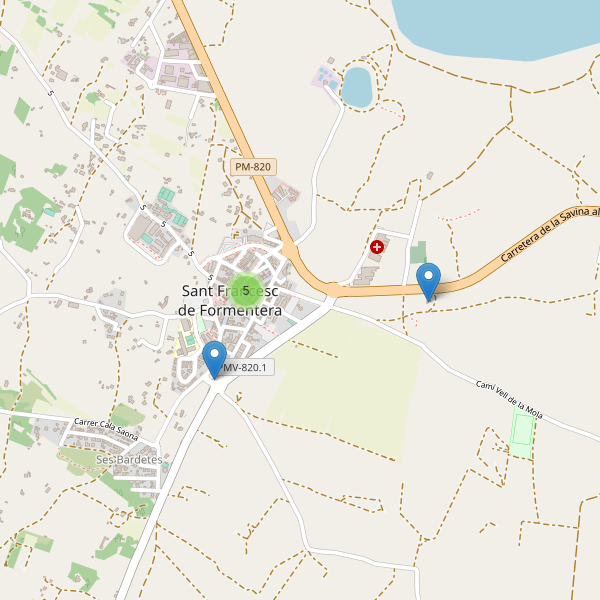 Thumbnail Mapa de restaurantes en Sant Francesc de Formentera