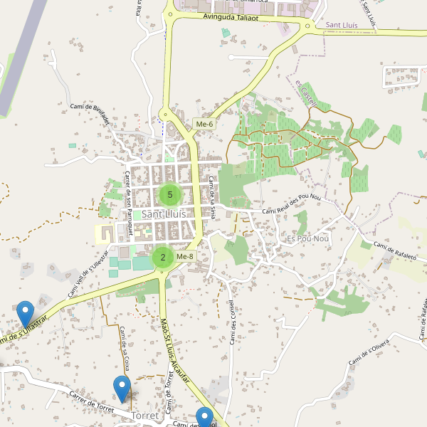 Thumbnail Mapa de restaurantes en Sant Lluís