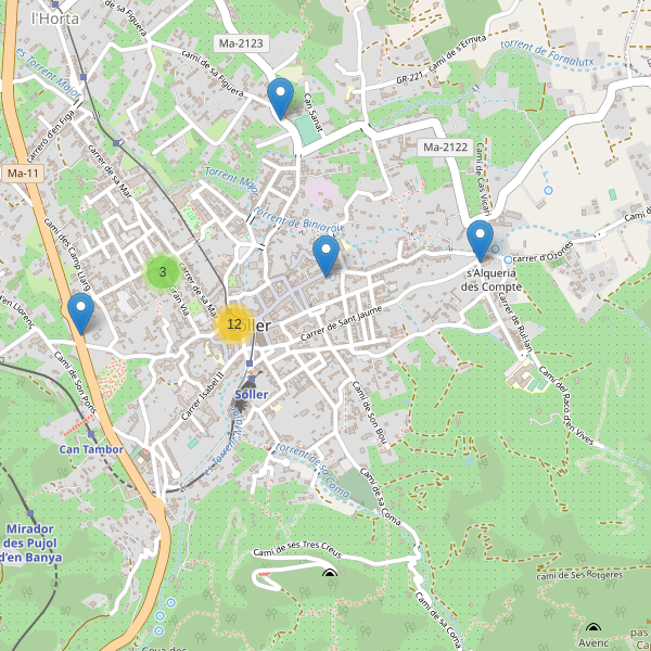 Thumbnail Mapa de restaurantes en Sóller