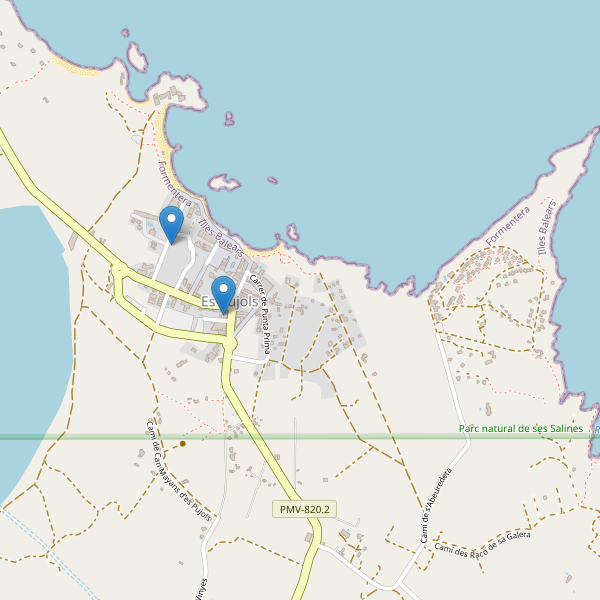 Mapa de ropa en Es Pujols Thumbnail