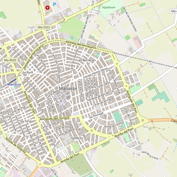 Mapa de sitios-arqueologicos en Manacor Thumbnail