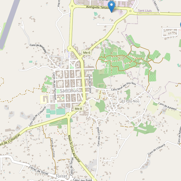 Mapa de sitios-arqueologicos en Sant Lluís Thumbnail